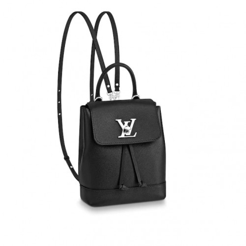 Louis Vuitton Blue Jean Lockme Mini Backpack M55017 Black
