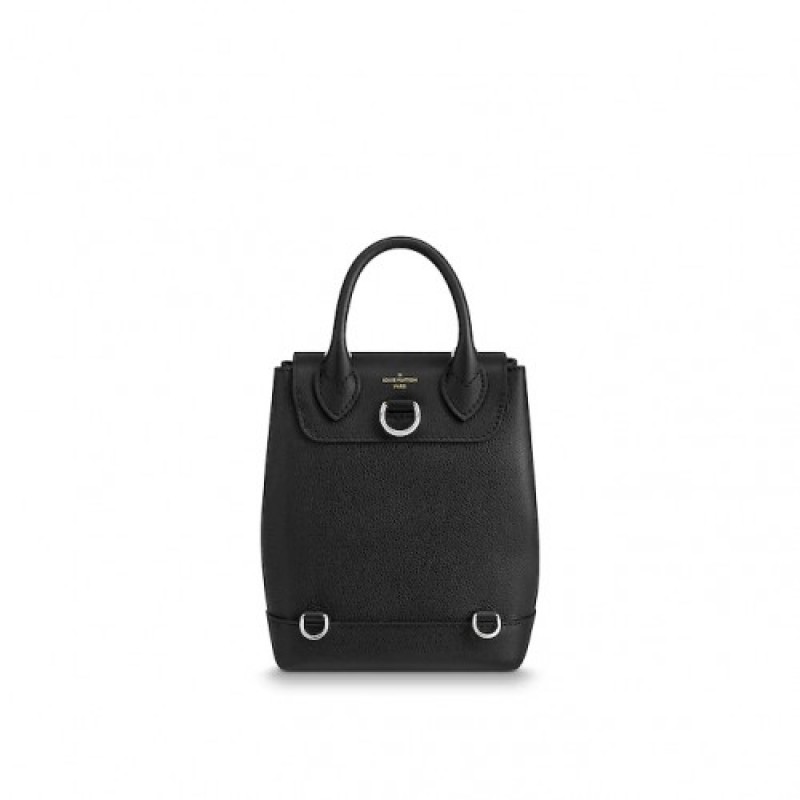 Louis Vuitton Blue Jean Lockme Mini Backpack M55017 Black
