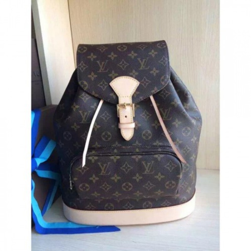 Louis Vuitton M51135 Montsouris GM Backpack Monogram Canvas