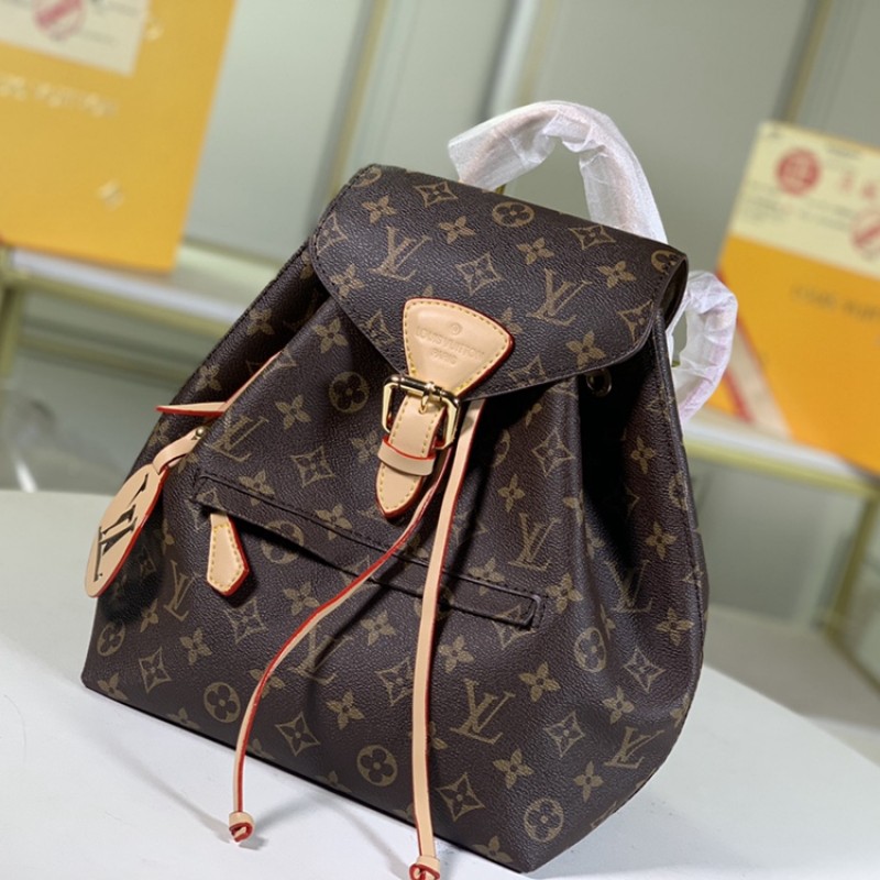 Louis Vuitton Montsouris Backpack LV M45205 Brown