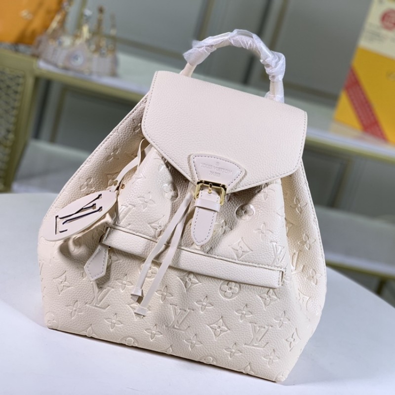 Louis Vuitton Montsouris Backpack LV M45205 White