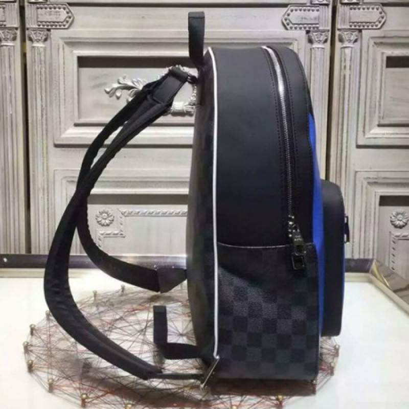 Louis Vuitton N41612 Josh Backpack Damier Cobalt Canvas