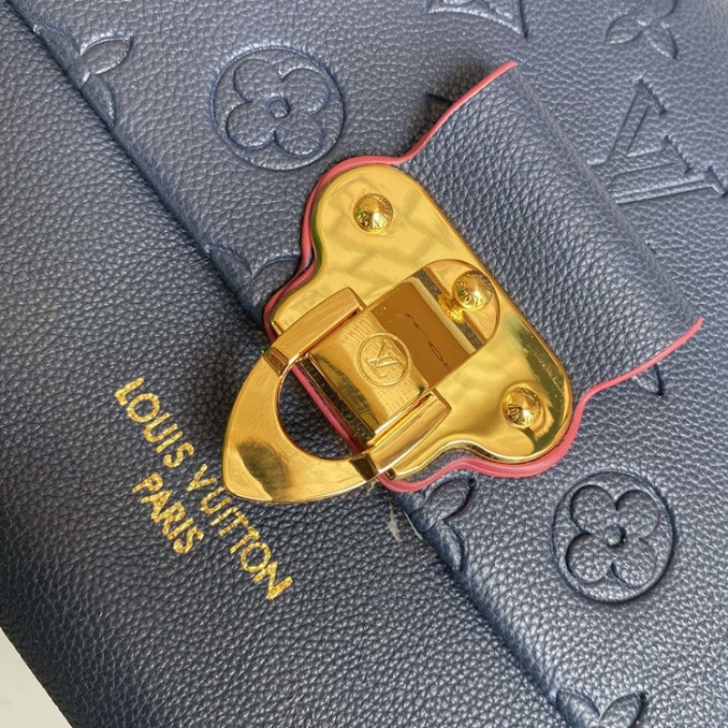Louis Vuitton Vavin PM Bag Monogram Empreinte Blue  M43931