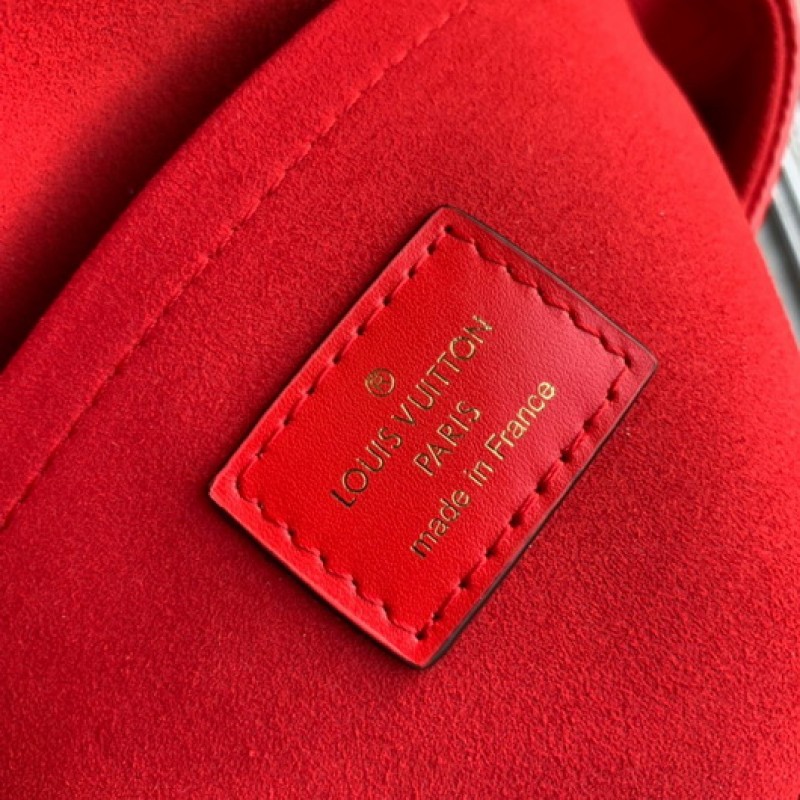 Louis Vuitton Locky BB Top Handle Bag in Epi Leather M52880 Red