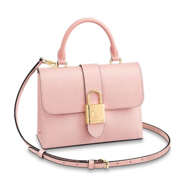 Louis Vuitton Locky BB Top Handle Bag in Epi Leather M52880 Pink