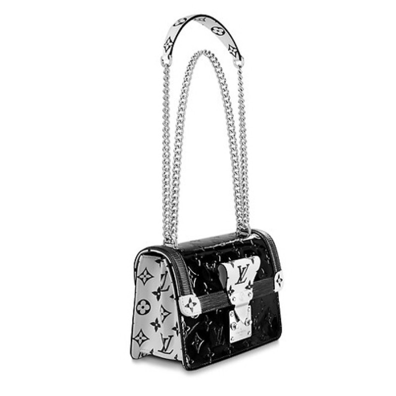 Louis Vuitton LV Wynwood Shoulder Bag in Black Vernis Leather M90445