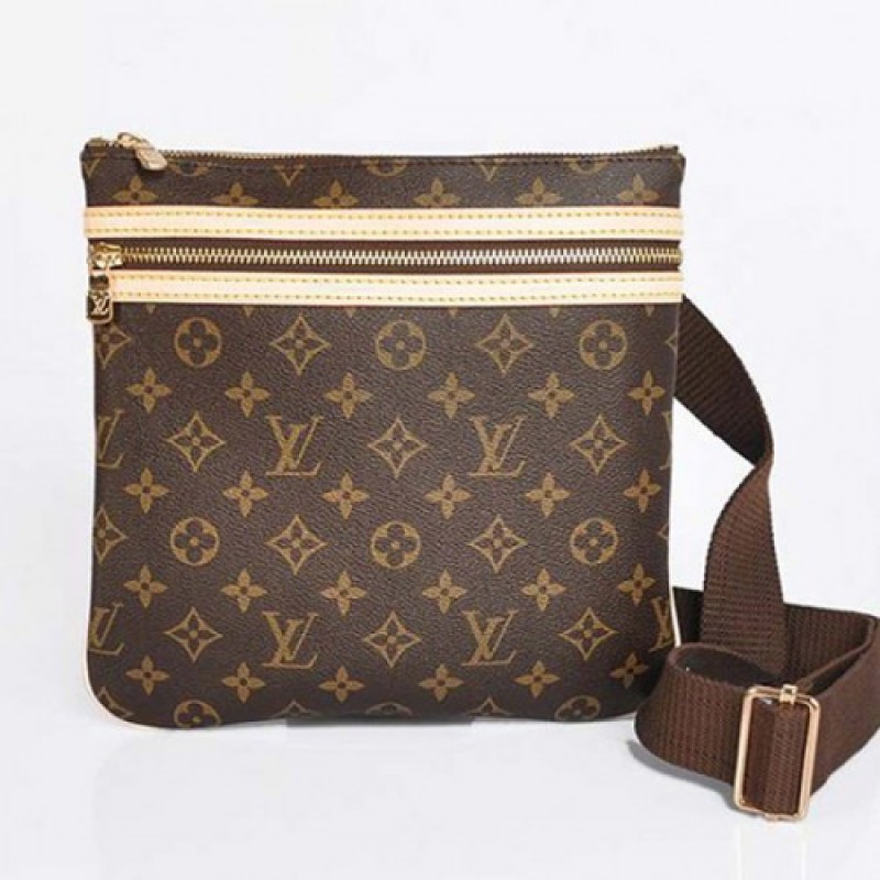 Louis Vuitton M40044 Pochette Bosphore Crossbody Bag Monogram Canvas