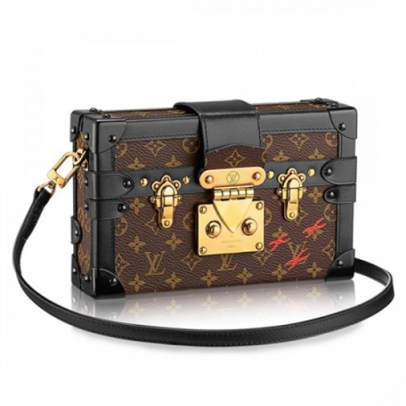 Louis Vuitton M40273 Petite Malle Crossbody Bag Mo...