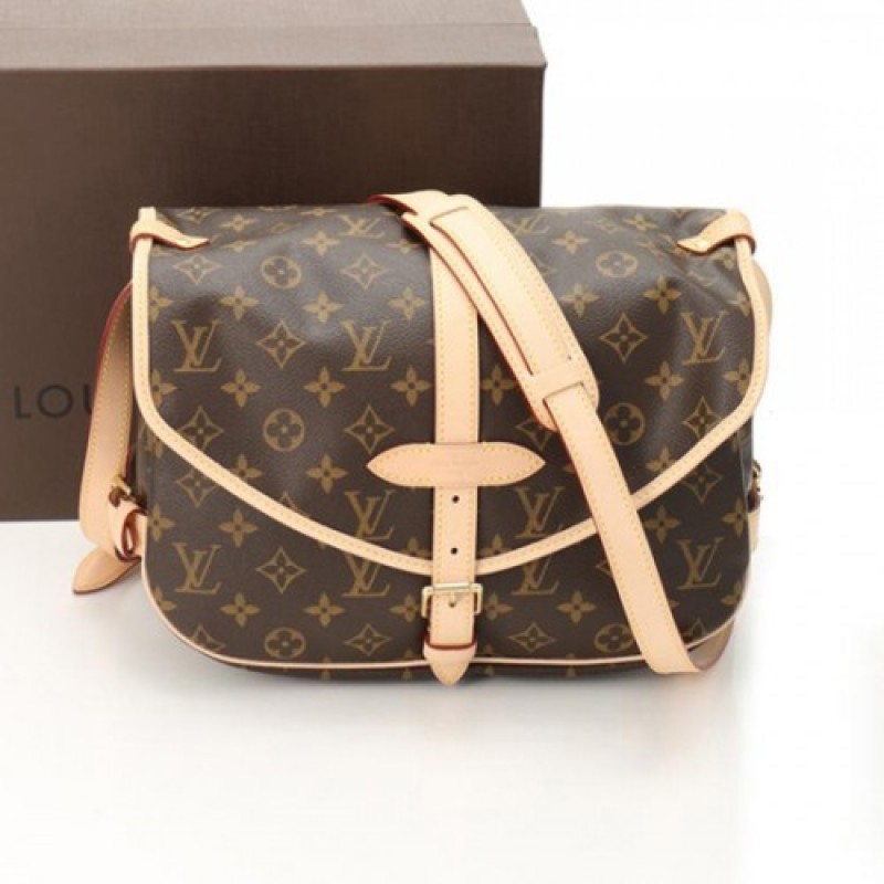 Louis Vuitton M40710 Saumur MM Crossbody Bag Monog...