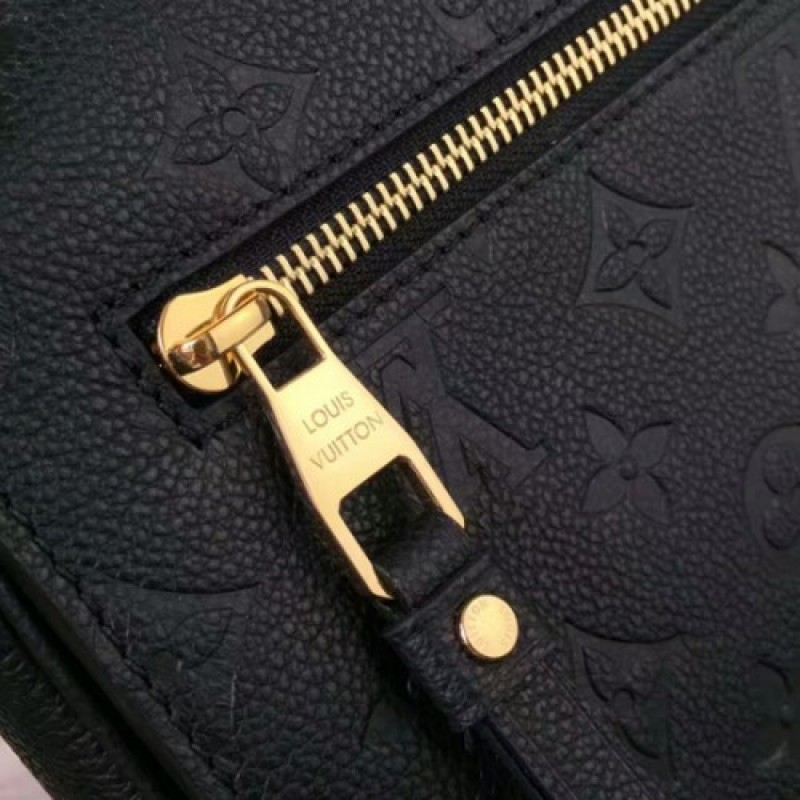 Louis Vuitton M41487 Pochette Metis Crossbody Bag Monogram Empreinte Leather Black