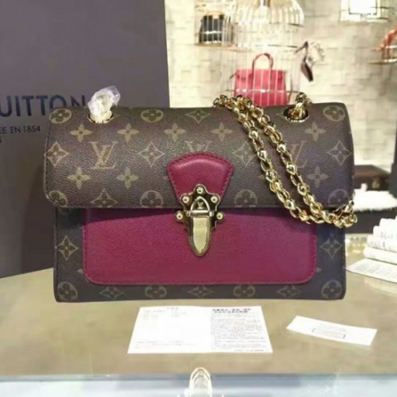 Louis Vuitton M41732 Victoire Shoulder Bag Monogram Canvas