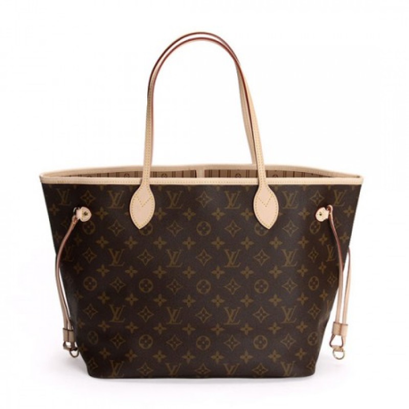 Louis Vuitton M40156 Neverfull MM Shoulder Bag Monogram Canvas