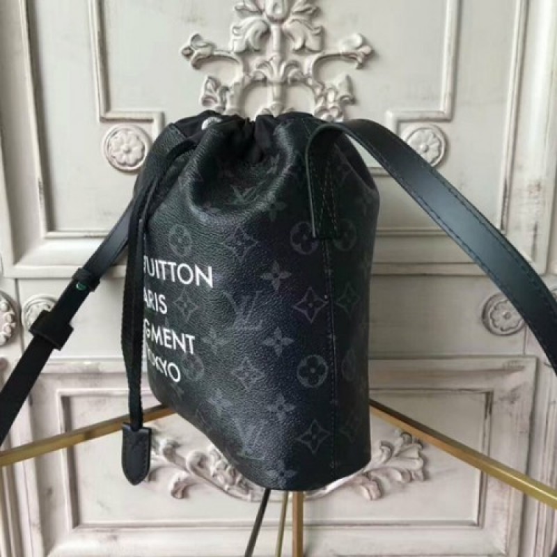 Louis Vuitton M43418 Nano Bag Crossbody Bag Monogram Eclipse Canvas