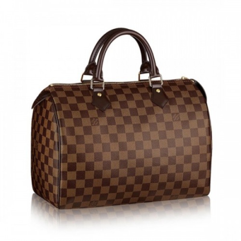Louis Vuitton N41364 Speedy 30 Tote Bag Damier Ebe...