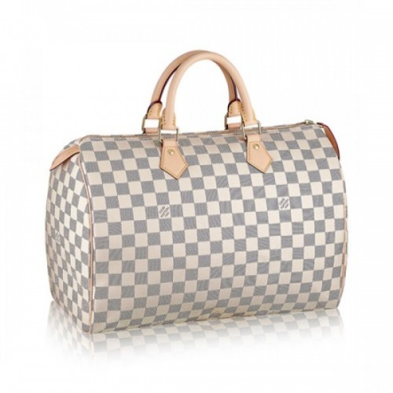Louis Vuitton N41369 Speedy 35 Tote Bag Damier Azu...