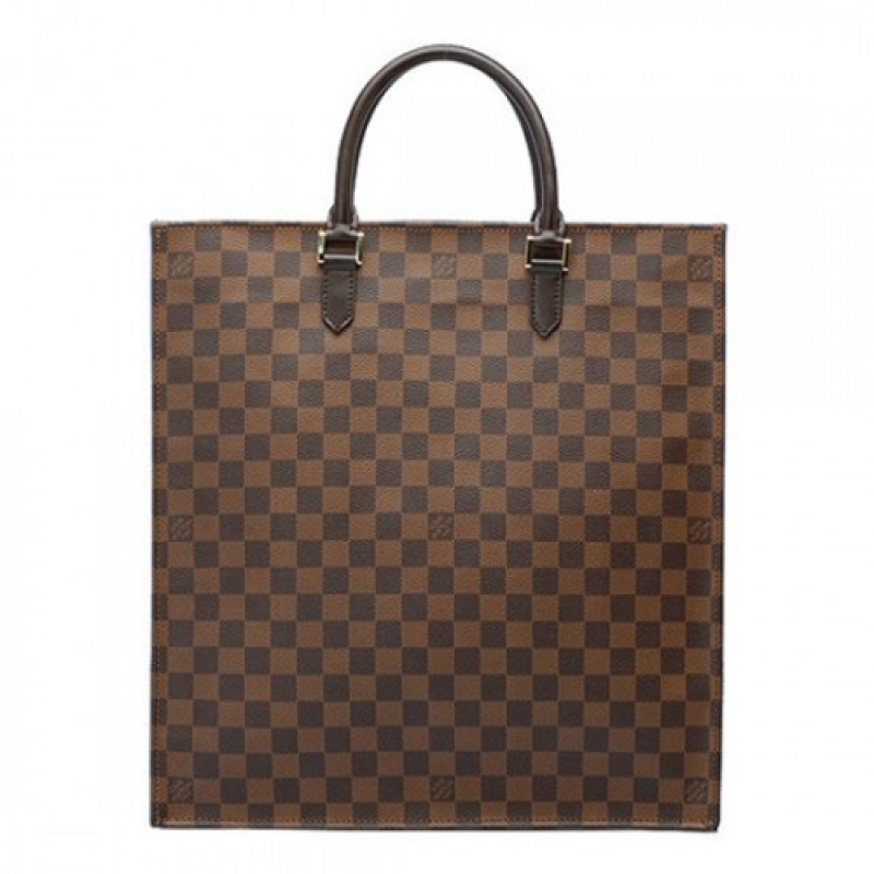 Louis Vuitton N51140 Sac Plat Tote Bag Damier Ebene Canvas