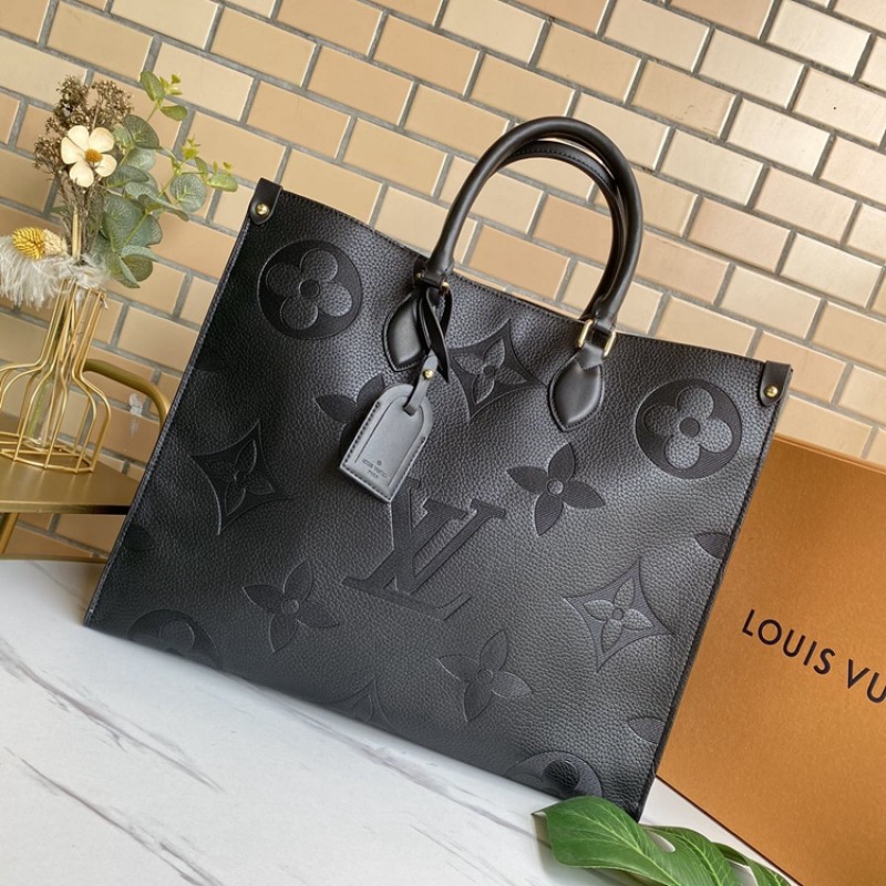 Louis Vuitton Onthego Shopper Tote Bag M44571 Black