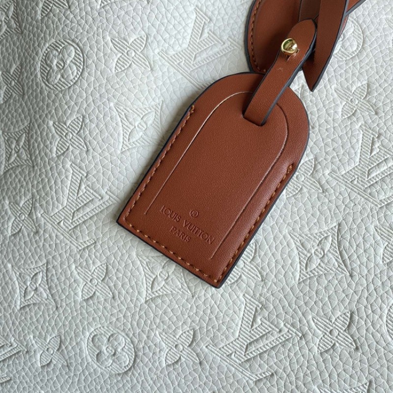 Louis Vuitton Wholesale OnTheGo GM Monogram Empreinte M44925 Leather White