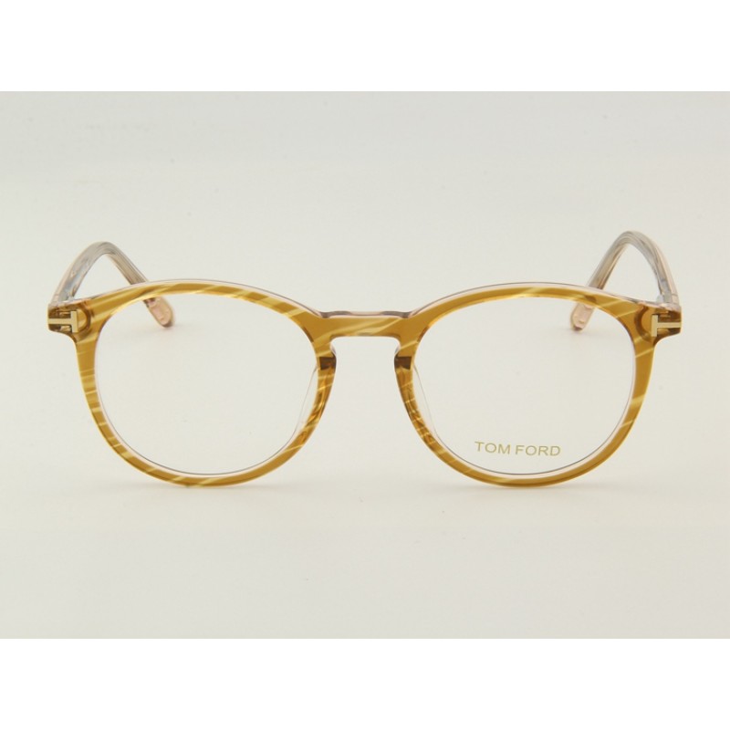 TomFord TF5294-F Eyeglasses In Wood texture