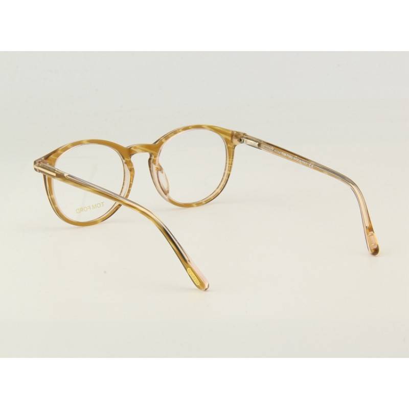 TomFord TF5294-F Eyeglasses In Wood texture