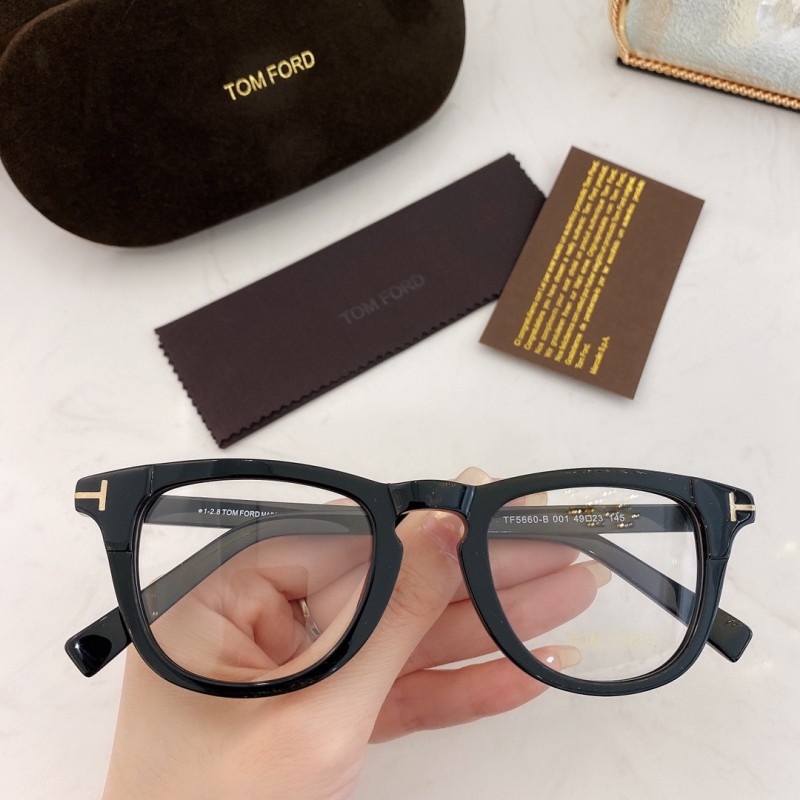 Tom Ford TF5660-B Eyeglasses in Black