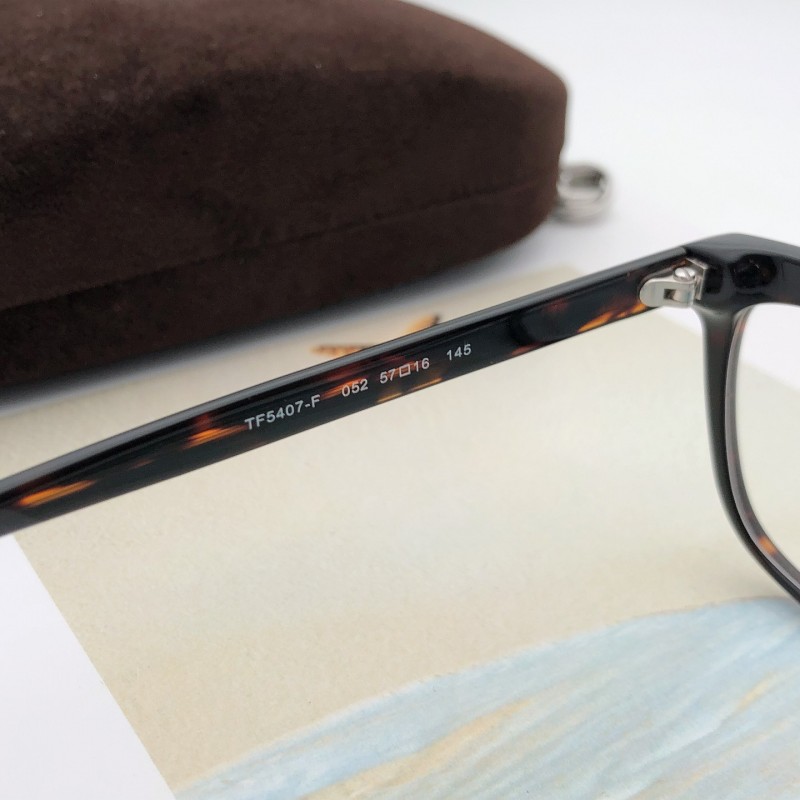 Tom Ford TF5407-F Eyeglasses in Tortoise