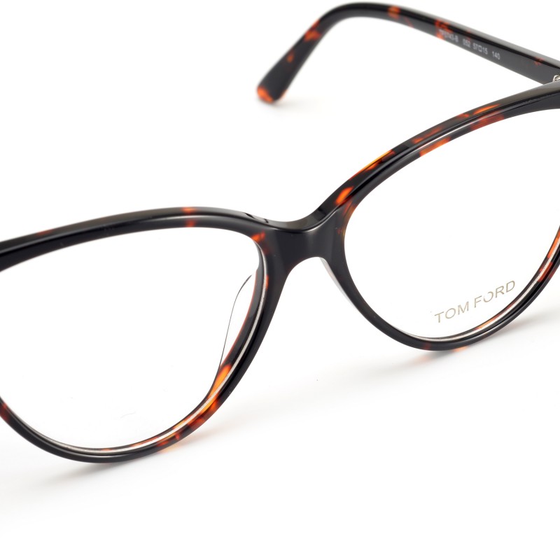 Tom Ford TF5743-B Eyeglasses in Tortoise