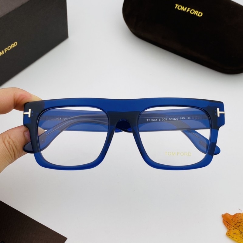 Tom Ford TF5634-B Eyeglasses in Blue