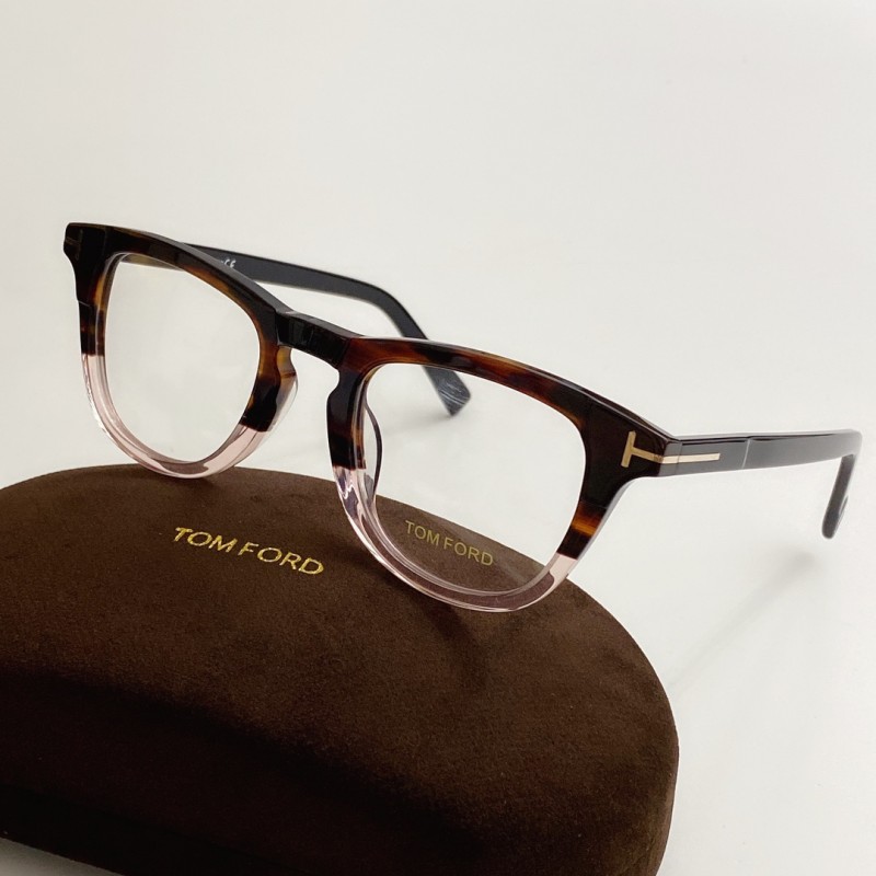 Tom Ford TF5660-B Eyeglasses in Tortoise Transparent