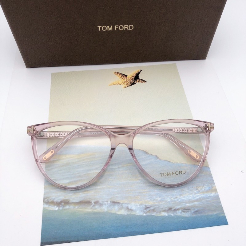 Tom Ford TF5743-B Eyeglasses in Transparent