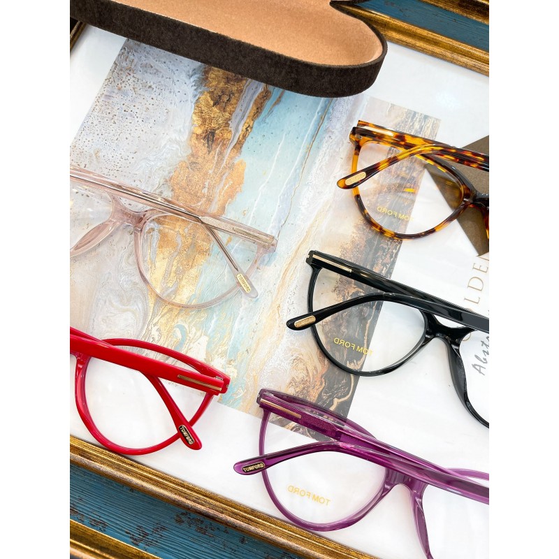 Tom Ford TF5743-B Eyeglasses in Transparent