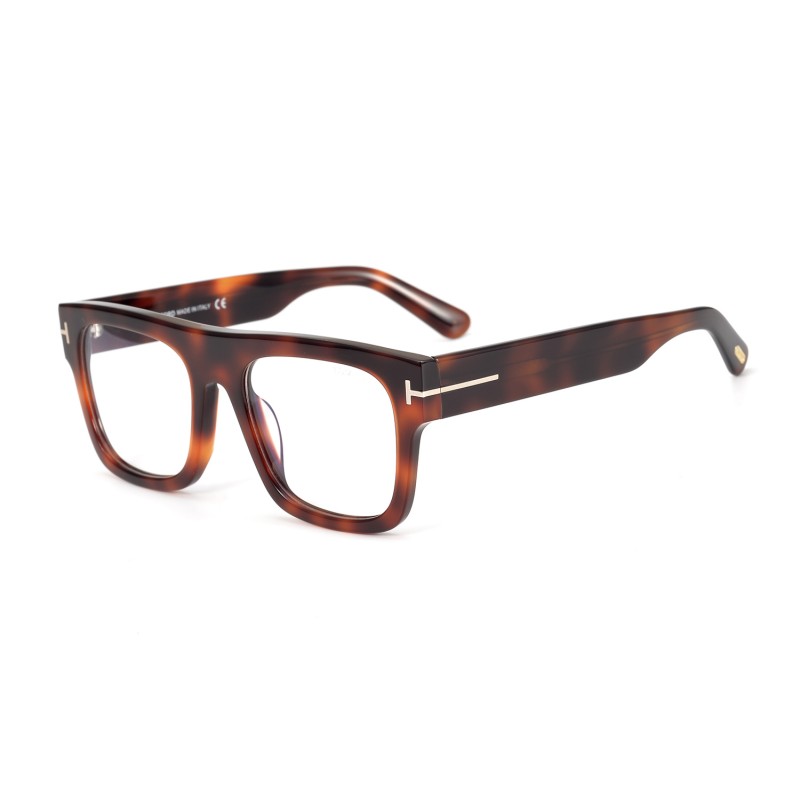 Tom Ford TF5634-B Eyeglasses in Brown Tortoise