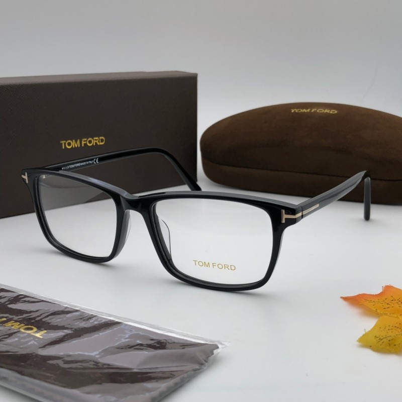 Tom Ford TF5584-F-B Eyeglasses in Black