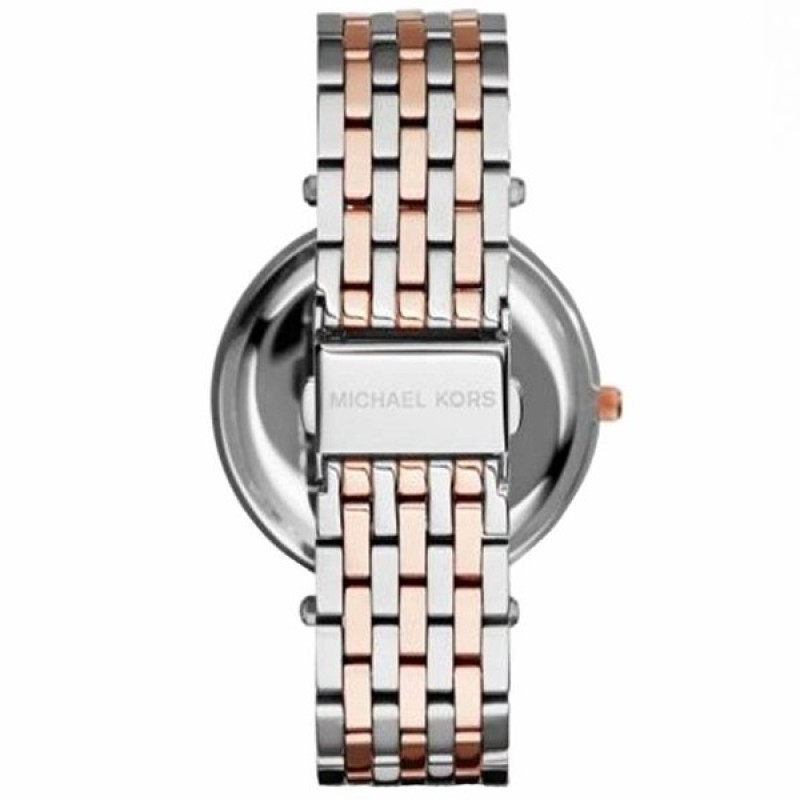 Michael Kors Ladies silver  Rose Gold Darci Watch MK3353