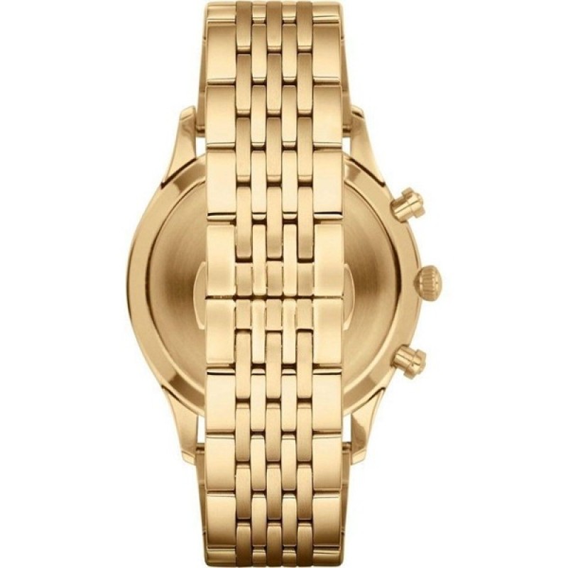 NEW Emporio Armani AR1893 Gold Tone Bracelet  Case Mens Gents Watch