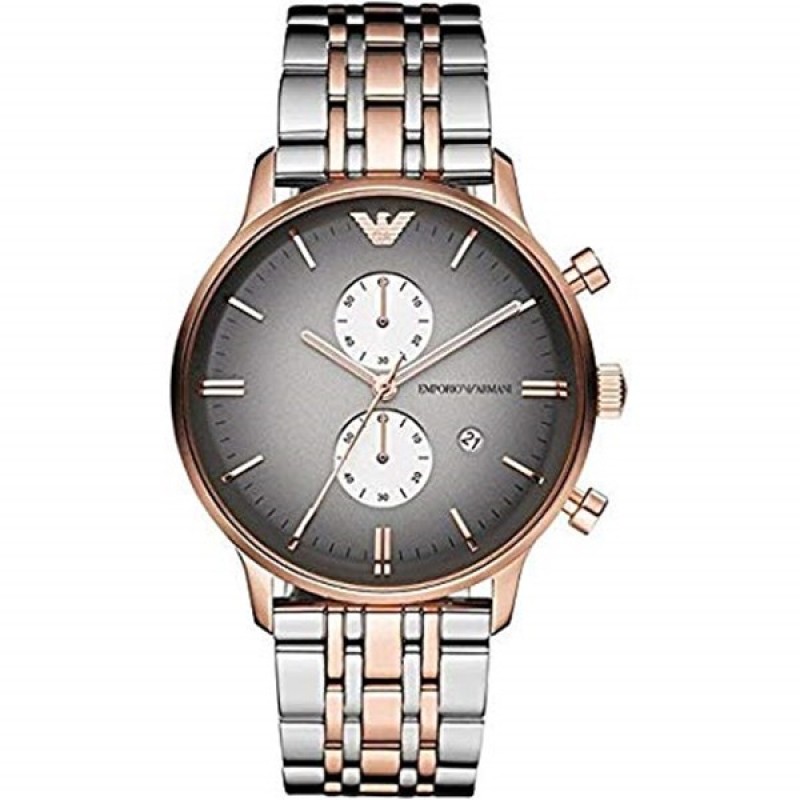 Mens Emporio Armani Watch AR1721 – Rose Gold and...