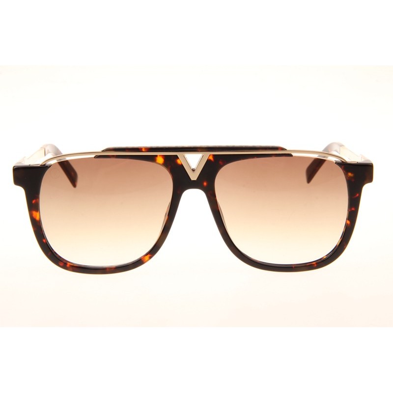 Louis Vuitton Z0937E Sunglasses In Tortoise Gold Gradient Brown