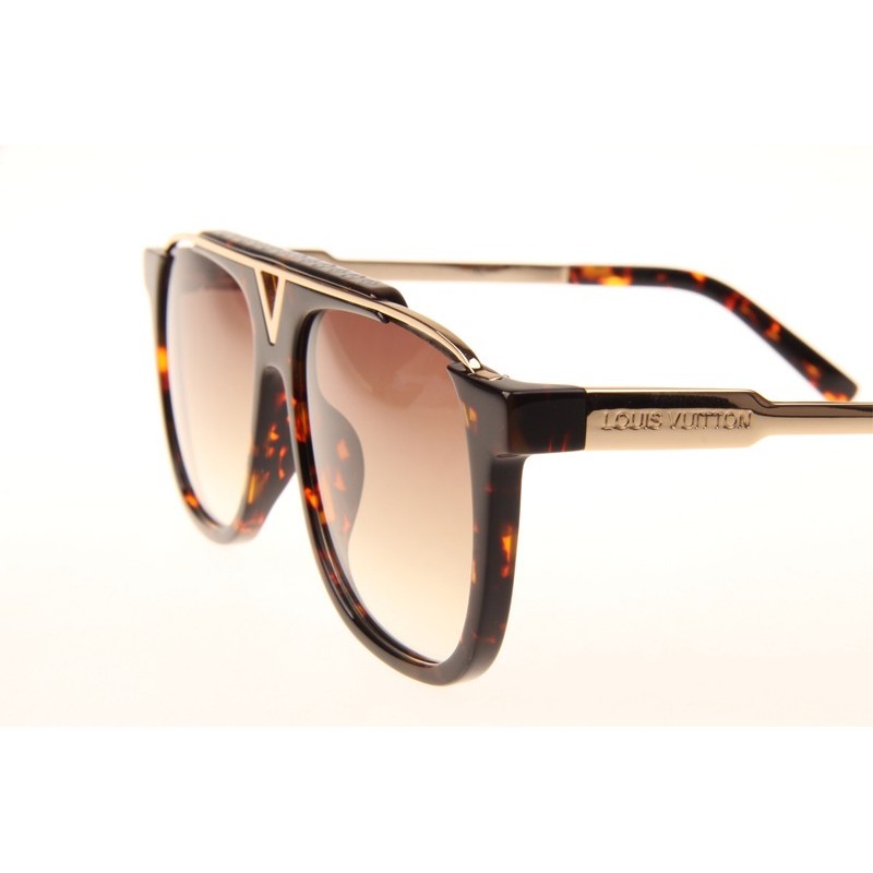 Louis Vuitton Z0937E Sunglasses In Tortoise Gold Gradient Brown