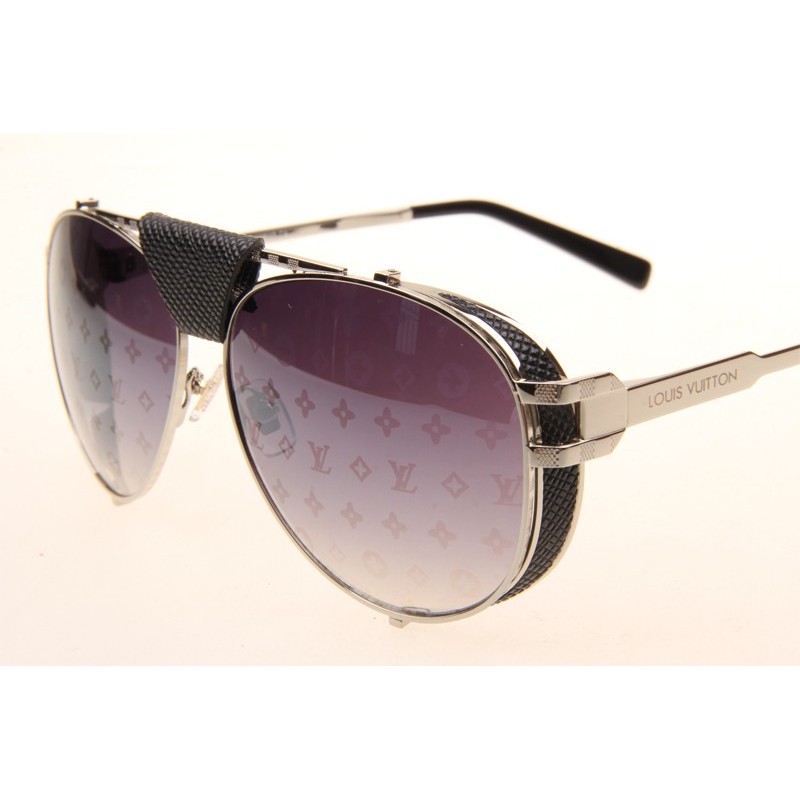 Louis Vuitton Skyline Z0981E Sunglasses Logo Lens In Silver Gradient Grey