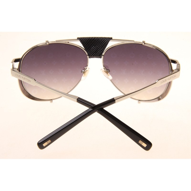 Louis Vuitton Skyline Z0981E Sunglasses Logo Lens In Silver Gradient Grey