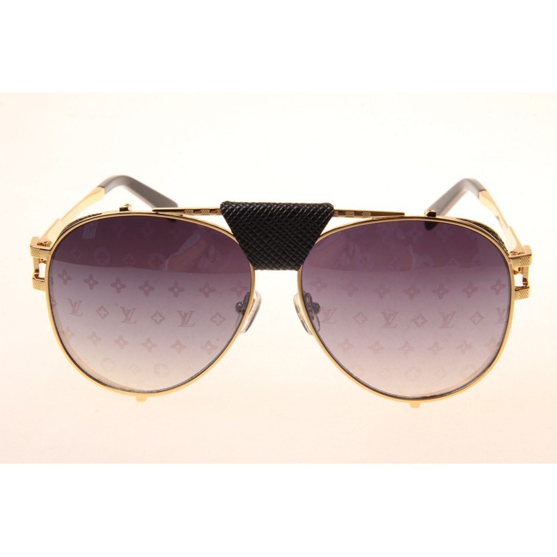 Louis Vuitton Skyline Z0981E Sunglasses Logo Lens In Gold Gradient Grey