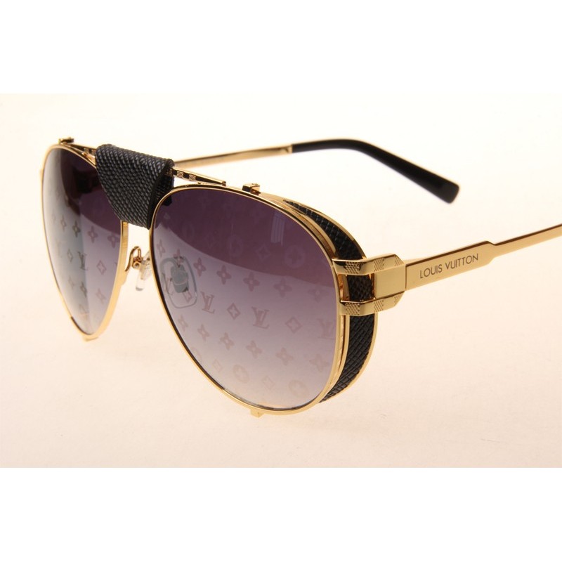 Louis Vuitton Skyline Z0981E Sunglasses Logo Lens In Gold Gradient Grey