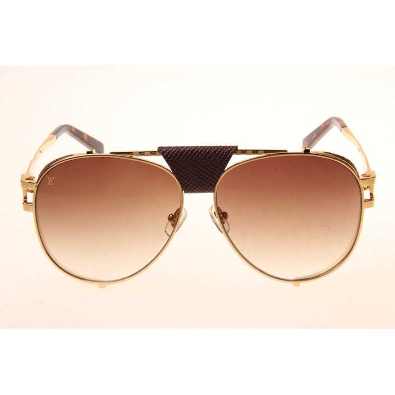 Louis Vuitton Skyline Z0981E Sunglasses In Gold Gradient Brown