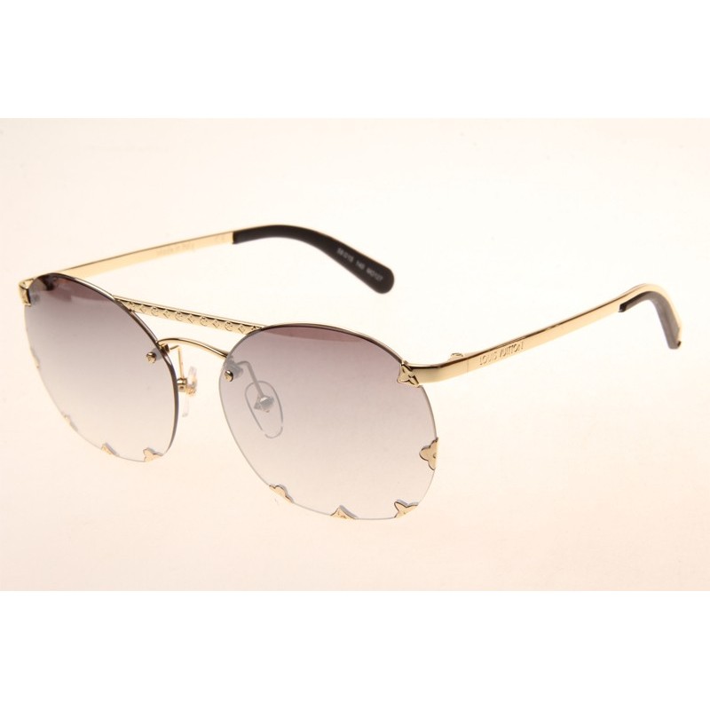 Louis Vuitton Z0960U Diva Sunglasses In Gold Mirror