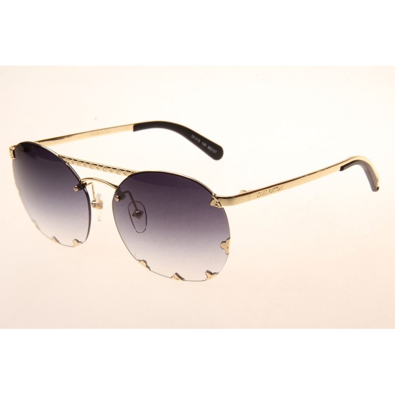 Louis Vuitton Z0960U Diva Sunglasses In Gold Gradi...