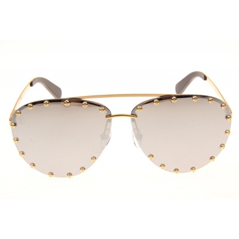 Louis Vuitton Z0914U Sunglasses In Gold Mirror