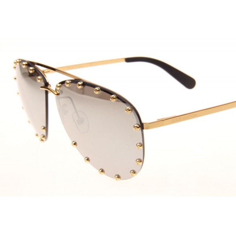 Louis Vuitton Z0914U Sunglasses In Gold Mirror