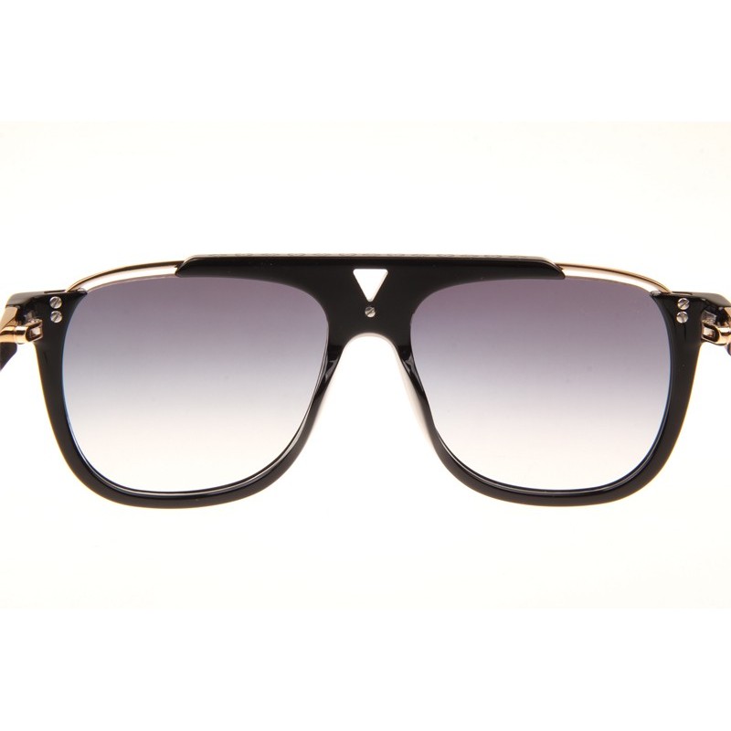 Louis Vuitton Z0937E Sunglasses In Black Gold Gradient Grey