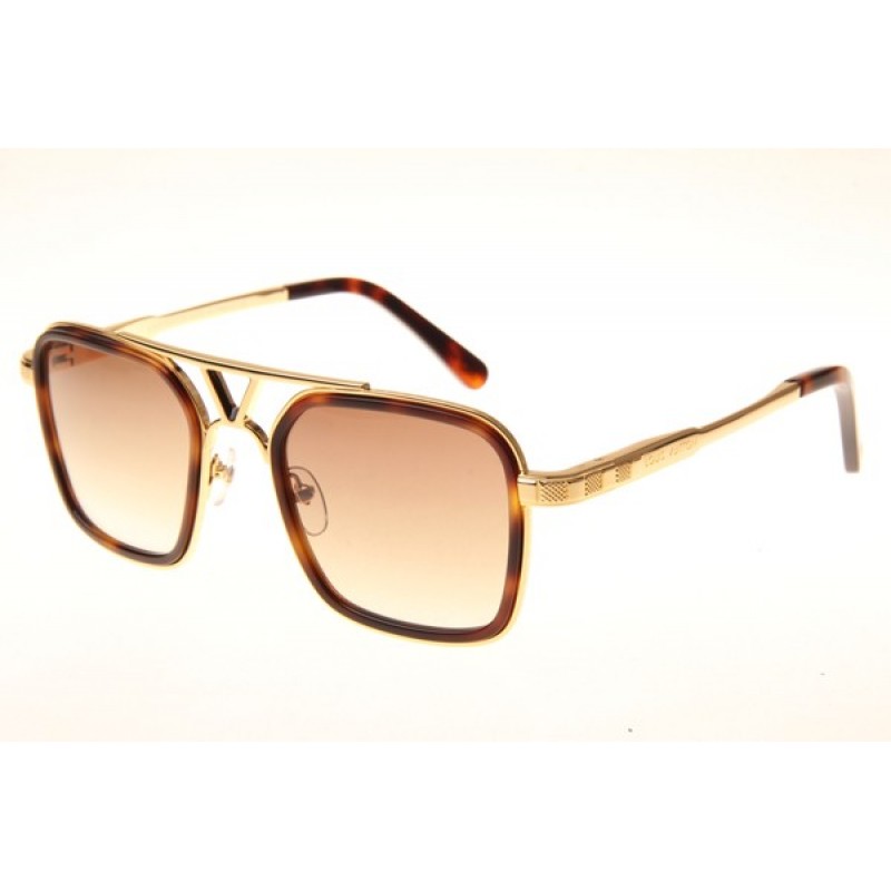 Louis Vuitton Z0947U Sunglasses In Tortoise Gradient Brown