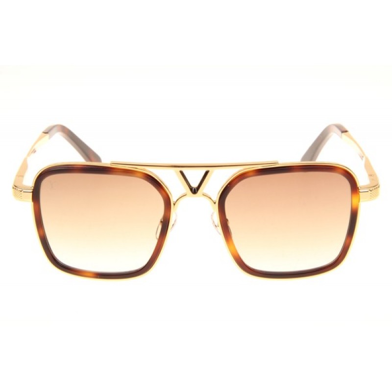 Louis Vuitton Z0947U Sunglasses In Tortoise Gradient Brown